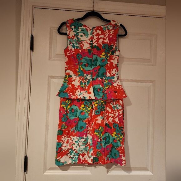 AGB colorful sleeveless shift dress 6P - Picture 4 of 4